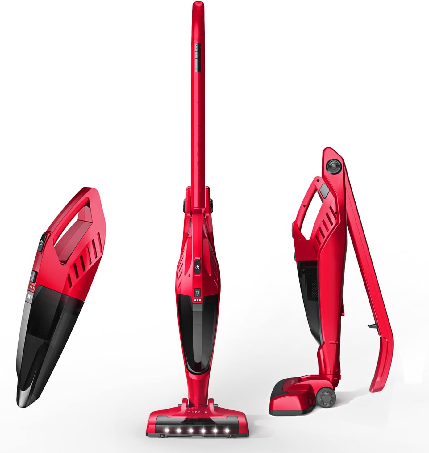Cordless Vacuum Cleaner,ORFELD Stick Vacuum Cleaner 4 in 1 Lightweight,Upright Cordless Vacuum Up to 40 Mins Runtime,Excellent for Hardwood Floor Carpet Pet Hair Car,EV660R - Image 2