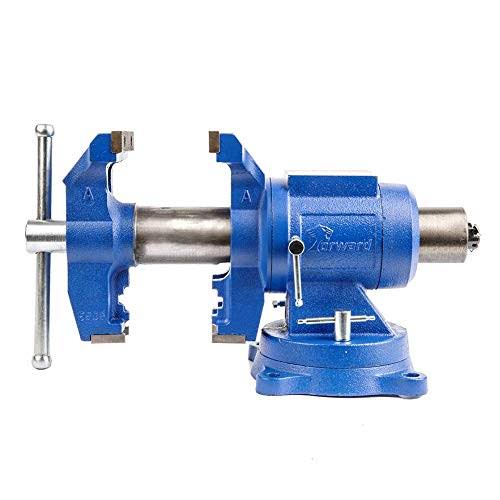 Forward DT08125A 5-Inch Heavy Duty Bench Vise 360-Degree Swivel Base and Head with Anvil (5×22) - Image 3