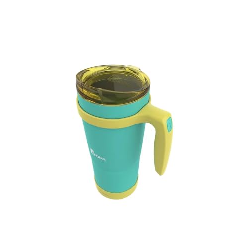 Bubba Envy S Vacuum-Insulated Stainless Steel Tumbler with Lid, 32 oz ?C Removable Bumper and Handle ?C Sweat Resistant and BPA-Free – Ideal for Work, Travel or Poolside – Island Lemon - Image 3