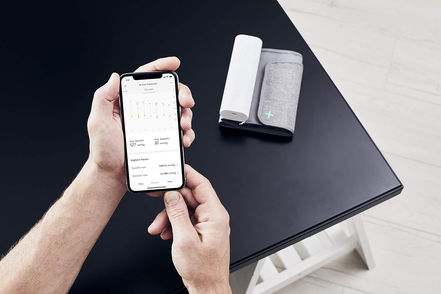 Withings BPM Connect, Wi-Fi Smart Blood Pressure Monitor: Medically Accurate, FSA/HSA Eligible, Connects Easily to app for iOS & Android, Grey - Image 5